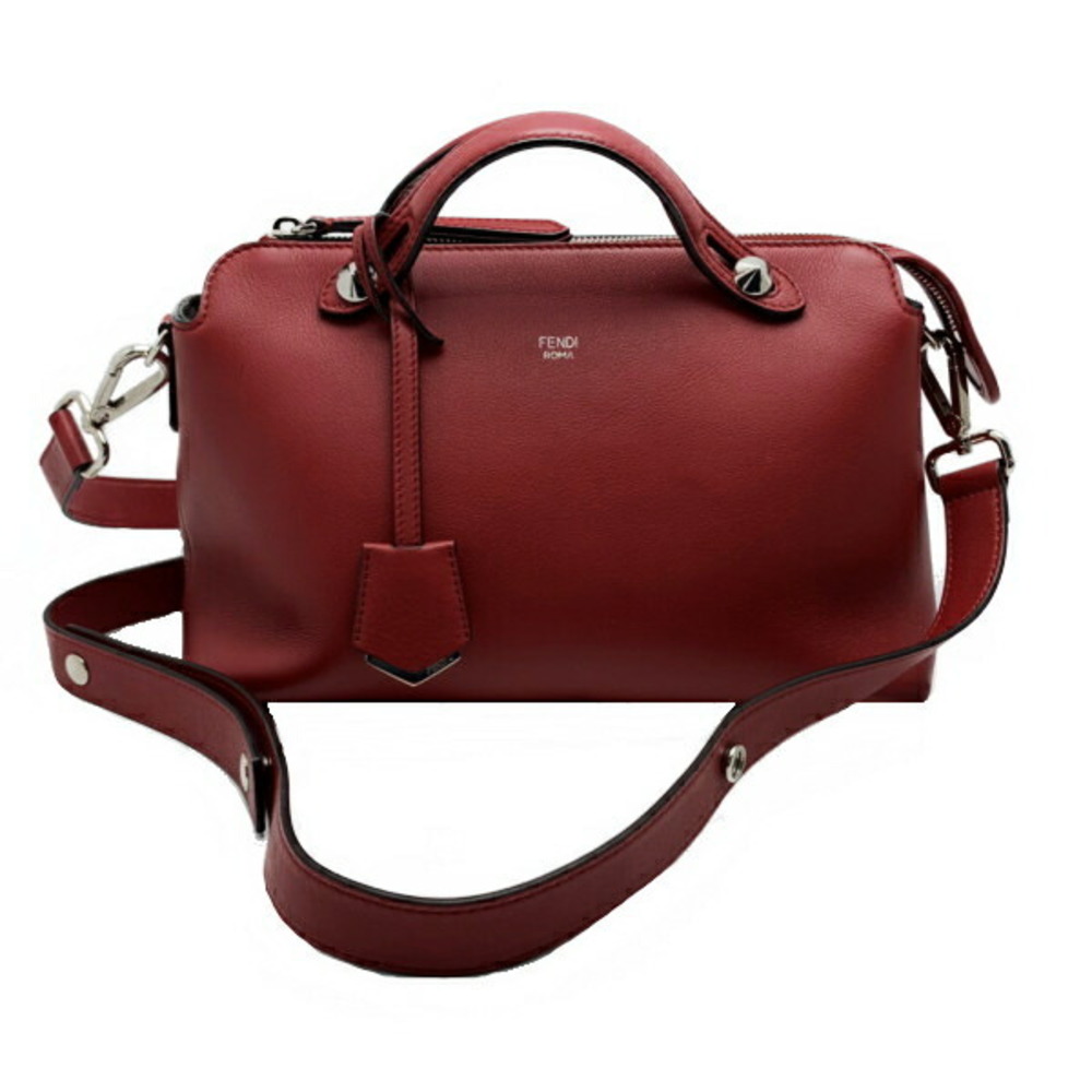 Fendi Bag By the Way Calfskin Red